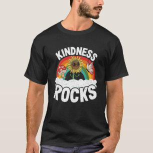 Camiseta Hippie Retro Professor Anti Bullying Rainbow Kindn