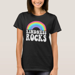 Camiseta Hippie Retro Professor Anti Bullying Rainbow Kindn