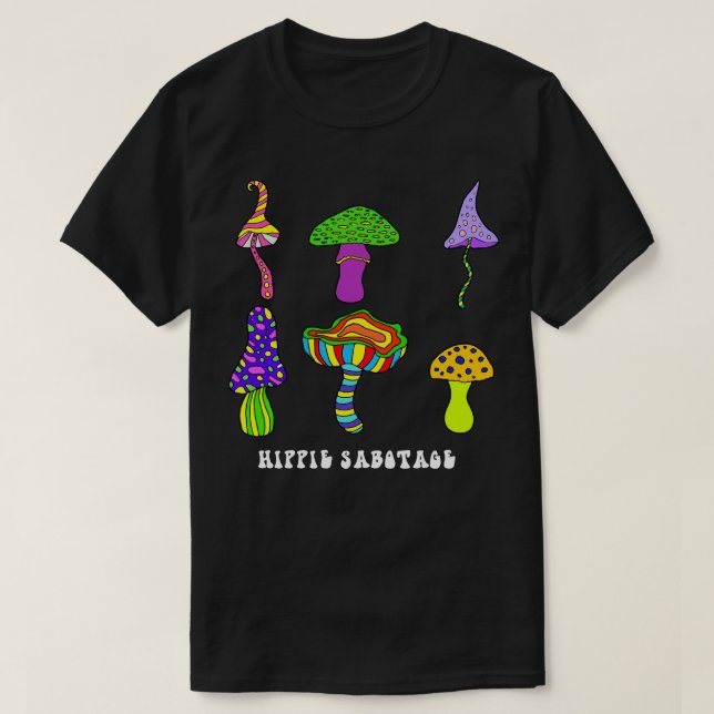 Camiseta Hippie Sabotagem Shirt (Frente do Design)