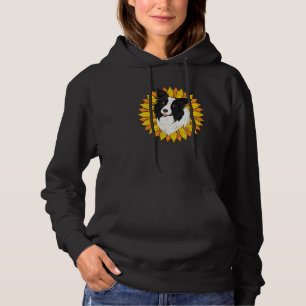 Camiseta Hippie Sunshine Sunflower Dog Border Collie