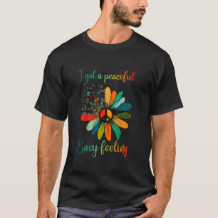 Camiseta Hippie, tenho um sentimento pacífico e tranquilo P