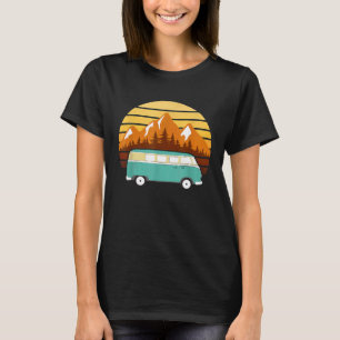Camiseta Hippie Van Eighties Retro Vandweller Road