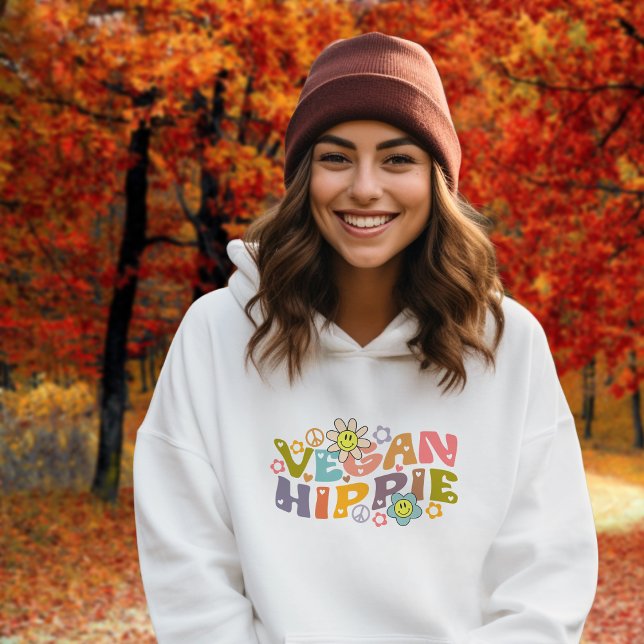 Camiseta Hippie Vegano (Criador carregado)