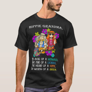 Camiseta Hippie vovó Mimi Nana Liberta Gypsie Hipp