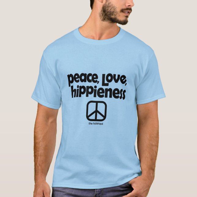 Camiseta Hippiedade do Amor de Paz (Frente)