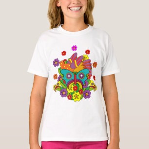 Camiseta Hippies - Poder Flor Hippy - Hippies Bonitos - 197
