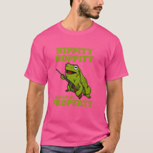 Camiseta Hippity Hoppity Sai do meu sapo
