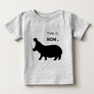 CAMISETA HIPPO ANIMAL DE CAMISA-T PARA CRIANÇAS