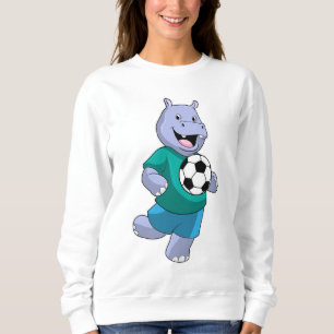 Camiseta Hippo as Soccer player with Soccer