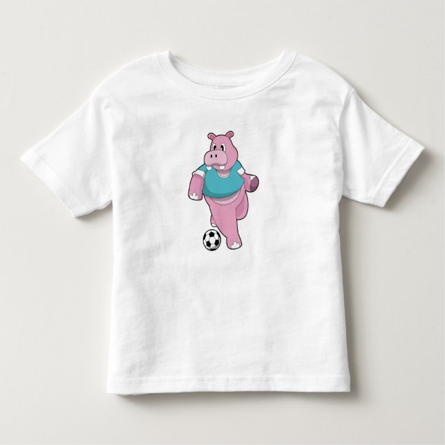 Camiseta Hippo as Soccer player with Soccer.PNG (Frente)