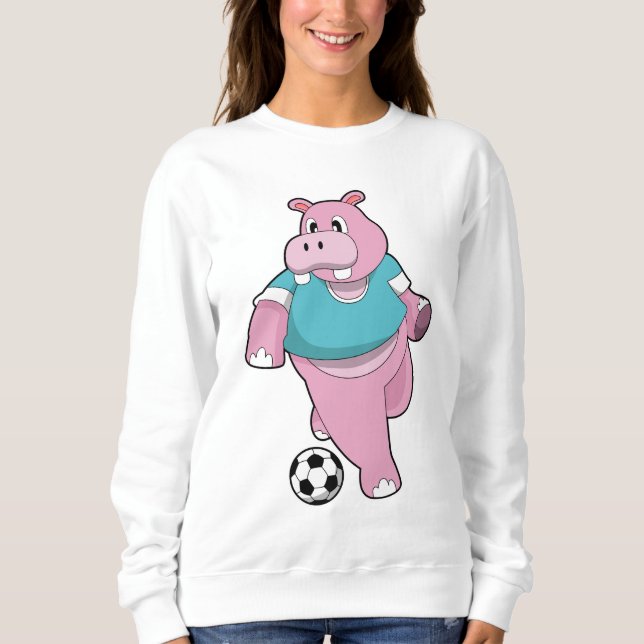 Camiseta Hippo as Soccer player with Soccer.PNG (Frente)