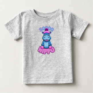 Camiseta Hippo Baby e Todler Shirt