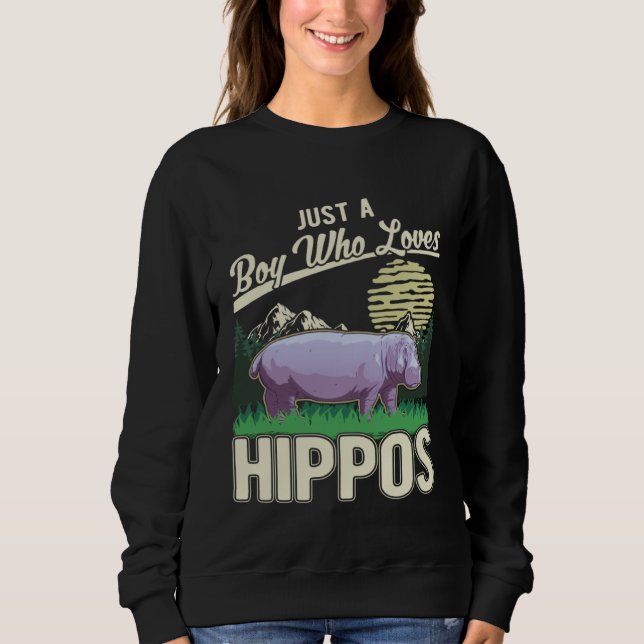 Camiseta Hippo Boy Hippopotamus Hippo  1 (Frente)