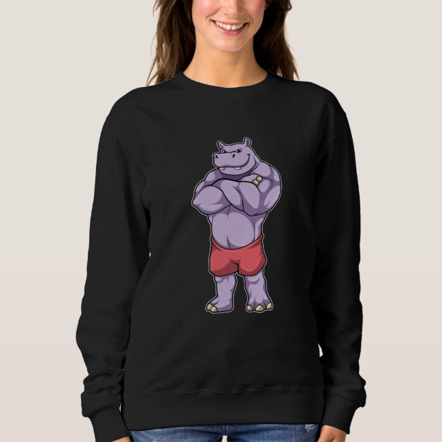 Camiseta Hippo como Bodybuilder extreme (Frente)