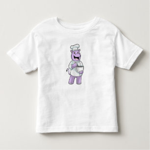 Camiseta Hippo como Chef com Bowl