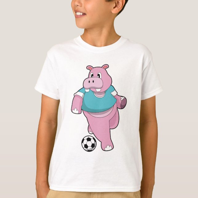 Camiseta Hippo como jogador de futebol com Soccer.PNG (Frente)