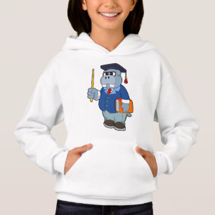 Camiseta Hippo como Professor com Livro