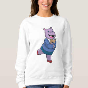 Camiseta Hippo como Secretário com Notepad