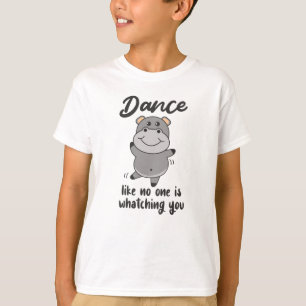 Camiseta Hippo Dance Como Ninguém Te Observaria