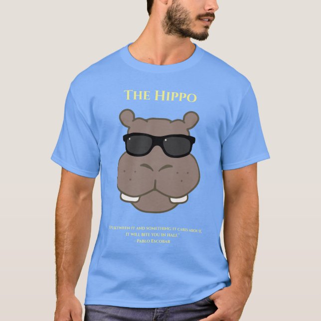 Camiseta Hippo de Pablo Escobar (Frente)