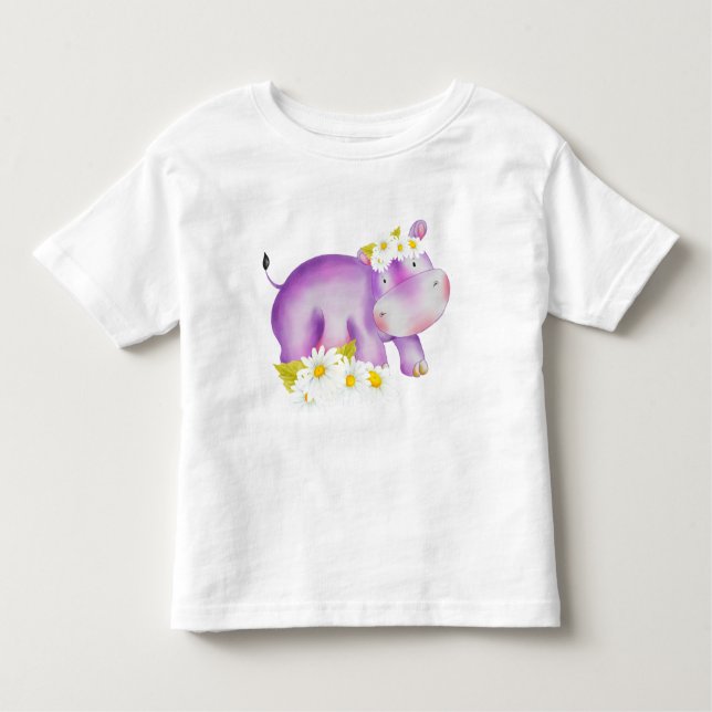 CAMISETA HIPPO DE ROUPAS COM AVIÕES BRANCOS (Frente)