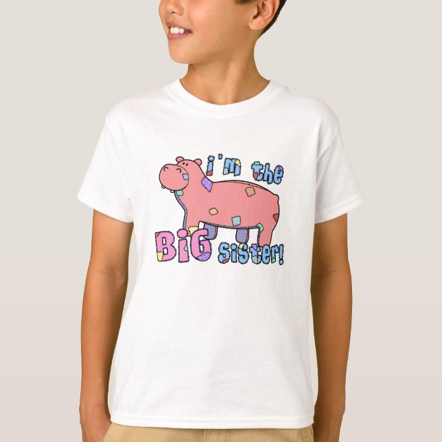 Camiseta Hippo, eu sou a Irmã Irmã Irmã Vaca (Frente)