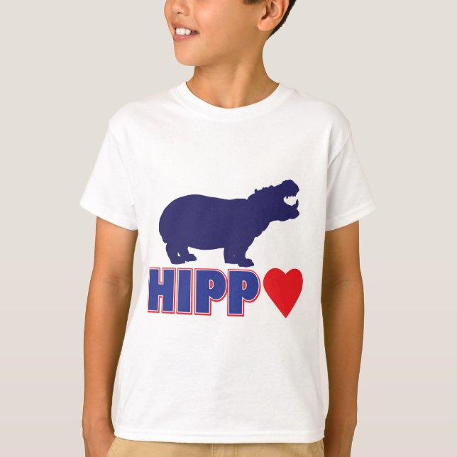 Camiseta Hippo Heart (Frente)