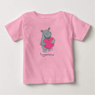 Camiseta Hippo Hugs Cute Kids Hippopotamus