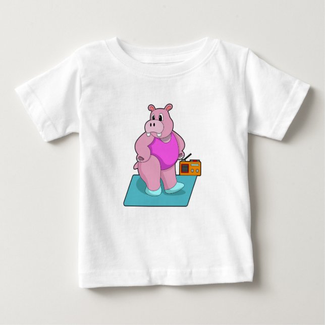 Camiseta Hippo na Malhação com Radio.PNG (Frente)