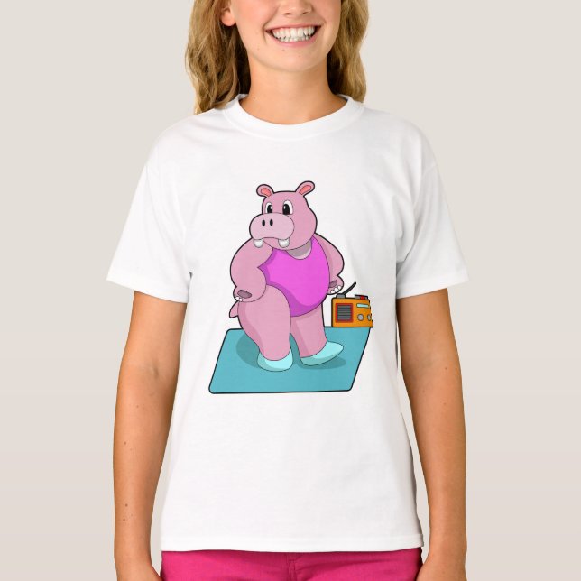 Camiseta Hippo na Malhação com Radio.PNG (Frente)