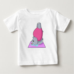 Camiseta Hippo na Malhação Yoga