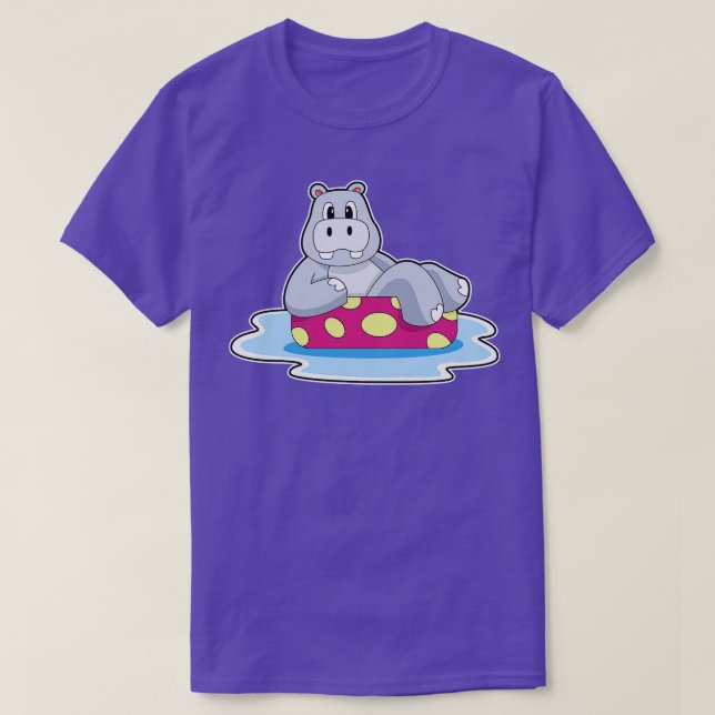 Camiseta Hippo Nadar Boat (Frente do Design)
