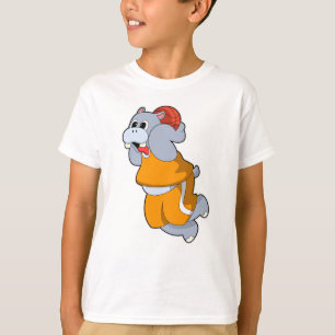 Camiseta Hippo no basquete