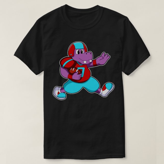 Camiseta Hippo no Esporte com Capacete (Frente do Design)