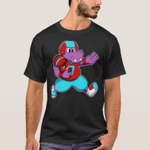 Camiseta Hippo no Esporte com Capacete