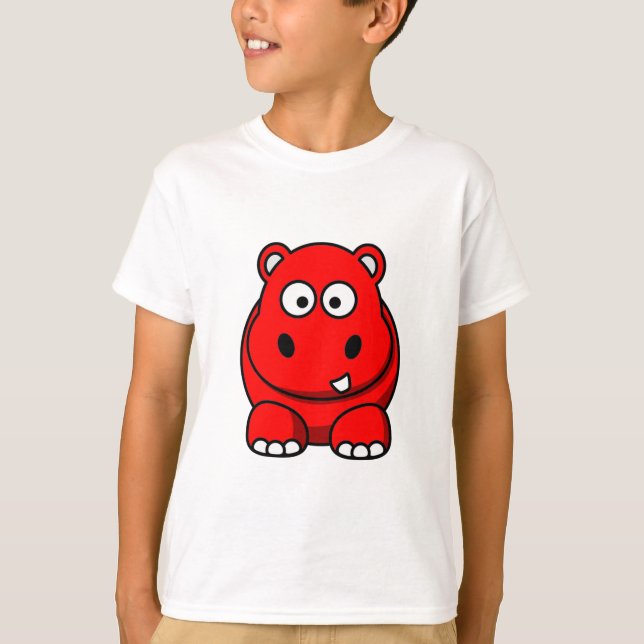 Camiseta Hippo Red (Frente)