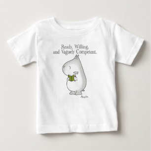 Camiseta Hippo vagamente competente por Sandra Boynton