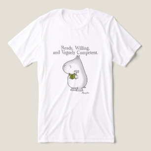 Camiseta Hippo vagamente competente por Sandra Boynton