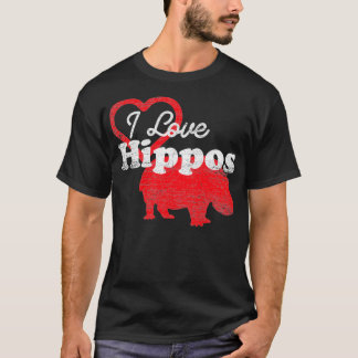 Camiseta Hippopotamus Dia de os namorados