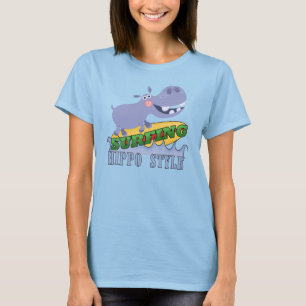 Camiseta Hippopotamus do surfista
