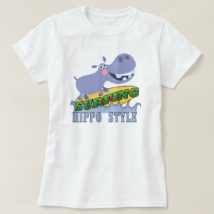 Camiseta Hippopotamus do surfista