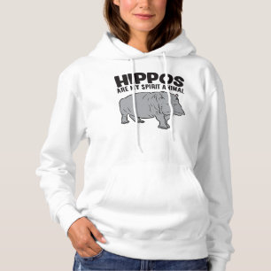 Camiseta Hippopotamus Hippos É O Meu Espírito Animal Engraç