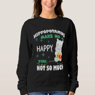 Camiseta Hippopotamus me faz feliz