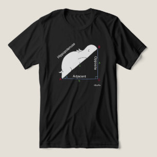 Camiseta HIPPOPOTENUSE por Sandra Boynton