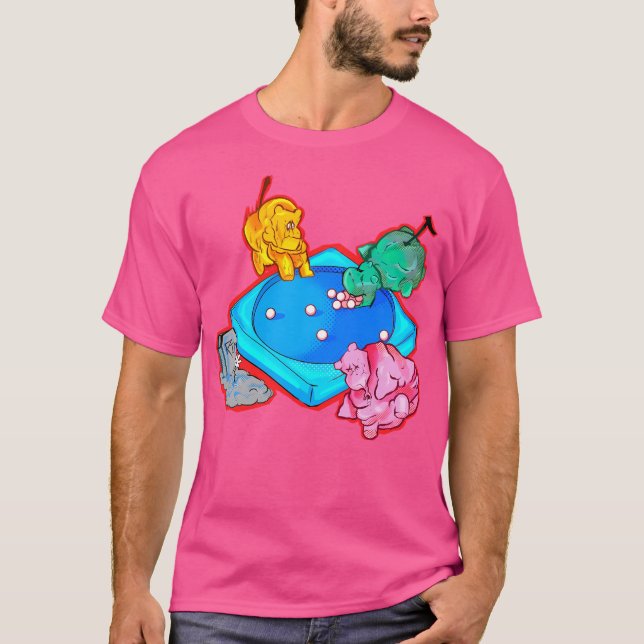Camiseta Hippos com fome (Frente)