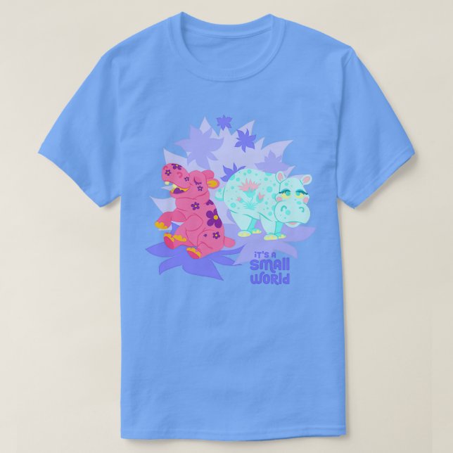 Camiseta Hippos do Mundo Pequeno (Frente do Design)