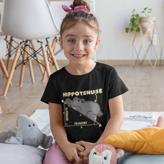 Camiseta Hippotenuse  Cute Math Hippopotamus For Children (Criador carregado)