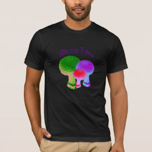 Camiseta Hippy Life Neon Mushroom