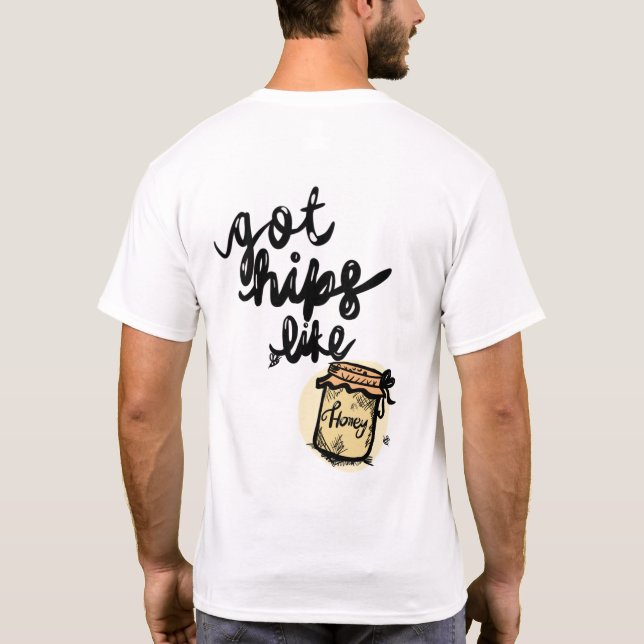 Camiseta Hips Como Mel - Sam Hunt Shirt (Verso)