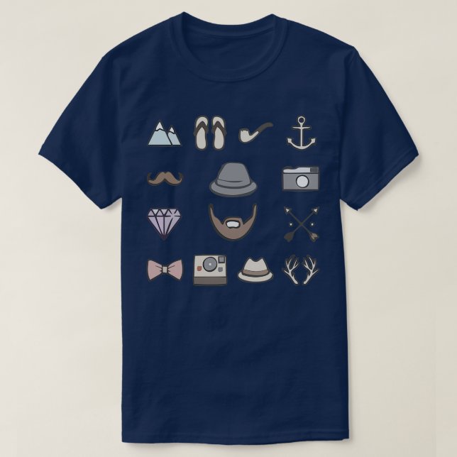 Camiseta Hipster (Frente do Design)
